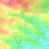 Mapa topográfico Les Rues d'à Bas, altitud, relieve