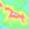Mapa topográfico Mosquito Mountain, altitud, relieve