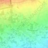 Mapa topográfico Rodal de las Botellas, altitud, relieve