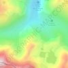 Mapa topográfico Pinet, altitud, relieve