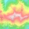 Mapa topográfico Fadner - Gallina, altitud, relieve