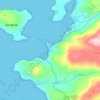 Mapa topográfico Ardmair, altitud, relieve