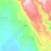 Mapa topográfico Citalapa, altitud, relieve