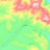 Mapa topográfico Pechuquiz, altitud, relieve