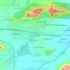 Mapa topográfico Pasemvāripalli, altitud, relieve