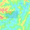 Mapa topográfico Silvino Lobos, altitud, relieve