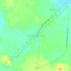 Mapa topográfico Santa Rita Becanchén, altitud, relieve