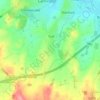 Mapa topográfico Staplehay, altitud, relieve