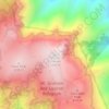 Mapa topográfico Mount Graham, altitud, relieve