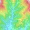 Mapa topográfico Pianella, altitud, relieve