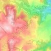 Mapa topográfico Le Mas, altitud, relieve