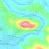 Mapa topográfico Fitch Mountain, altitud, relieve