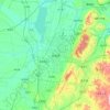 Mapa topográfico 长治市, altitud, relieve