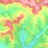 Mapa topográfico La Limardié, altitud, relieve