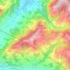 Mapa topográfico Marbachegg, altitud, relieve