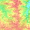 Mapa topográfico Pétrus, altitud, relieve