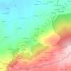 Mapa topográfico Friolfe, altitud, relieve
