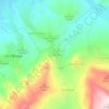 Mapa topográfico San Pedro, altitud, relieve