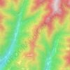 Mapa topográfico Renaio, altitud, relieve