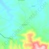 Mapa topográfico Pé-da-Serra, altitud, relieve