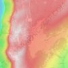 Mapa topográfico La Féclaz, altitud, relieve