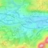 Mapa topográfico Darnick, altitud, relieve