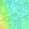 Mapa topográfico Wachtendonk, altitud, relieve