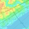 Mapa topográfico South Chester, altitud, relieve