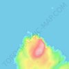 Mapa topográfico Cape Wrath, altitud, relieve