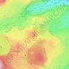 Mapa topográfico Puy de Pertuyzat, altitud, relieve