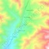 Mapa topográfico Cuculí, altitud, relieve