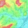 Mapa topográfico Dive-le-Franc, altitud, relieve