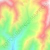 Mapa topográfico Uley, altitud, relieve