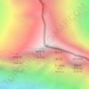 Mapa topográfico 洛子峰 ལྷོ་རྩེ ल्होत्से, altitud, relieve