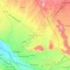 Mapa topográfico Pampas Nuevas, altitud, relieve