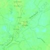 Mapa topográfico Candaba, altitud, relieve