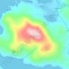 Mapa topográfico Ben Tangaval, altitud, relieve