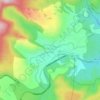 Mapa topográfico Río Frío de Juárez, altitud, relieve