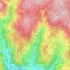 Mapa topográfico Montcebroux, altitud, relieve