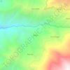 Mapa topográfico Punin, altitud, relieve
