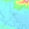 Mapa topográfico Nueva Alianza, altitud, relieve