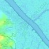 Mapa topográfico Chatressac-Chaillevette, altitud, relieve