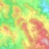 Mapa topográfico Foce, altitud, relieve