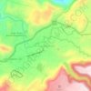 Mapa topográfico Guayllabamba, altitud, relieve