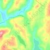Mapa topográfico Lemon, altitud, relieve