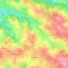 Mapa topográfico La Bonélie, altitud, relieve