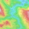 Mapa topográfico Totomochapa, altitud, relieve