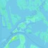 Mapa topográfico Isles of Capri, altitud, relieve