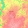 Mapa topográfico Rugulaouen, altitud, relieve