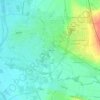 Mapa topográfico Les Maillots, altitud, relieve